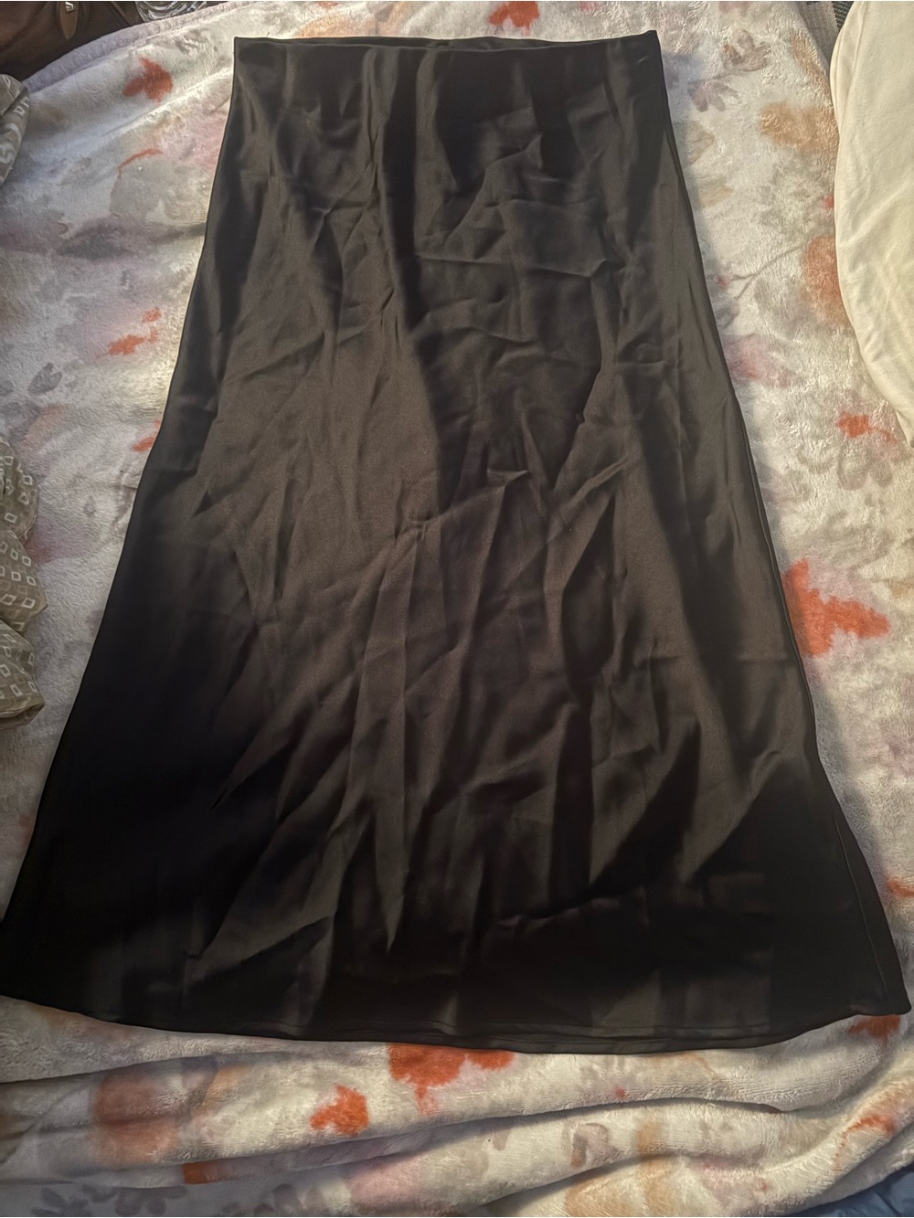Reneec Sleek Black Maxi Skirt